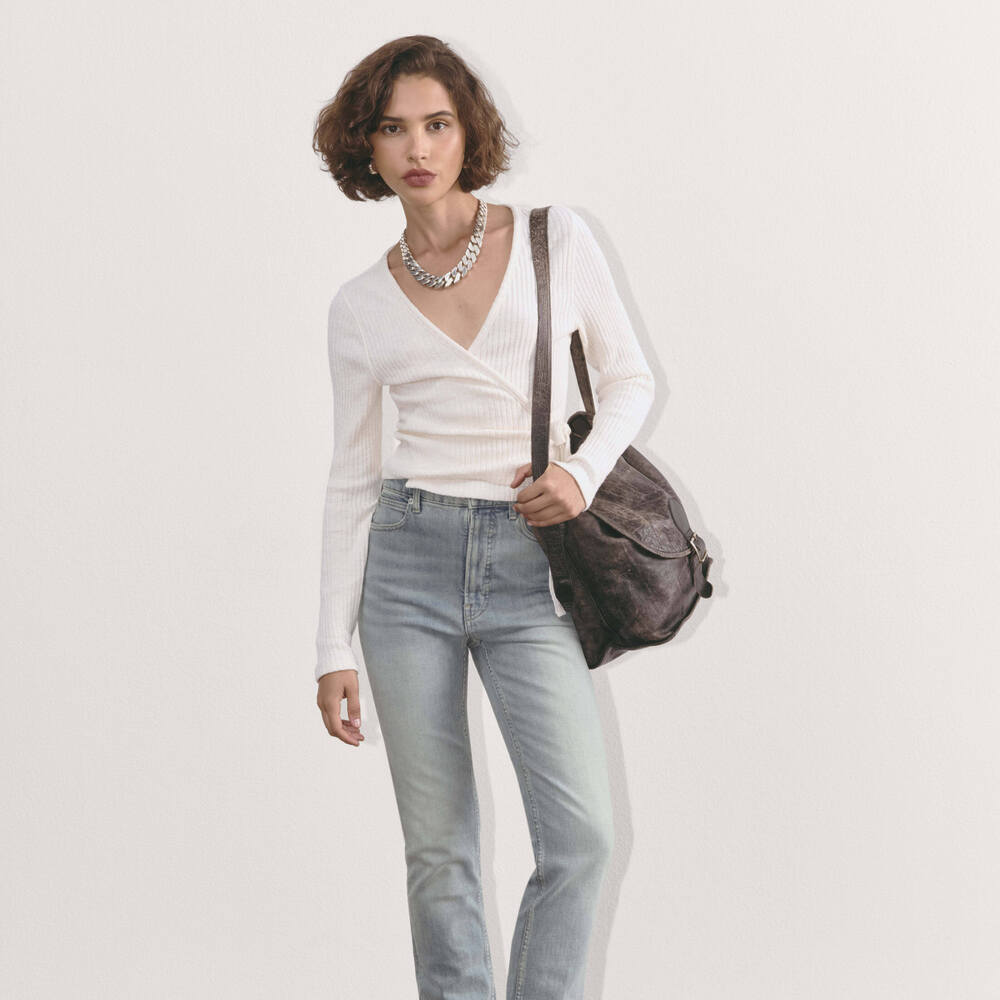 Everlane Women's Way-High® Slim Jean in Vintage Light, Size 28